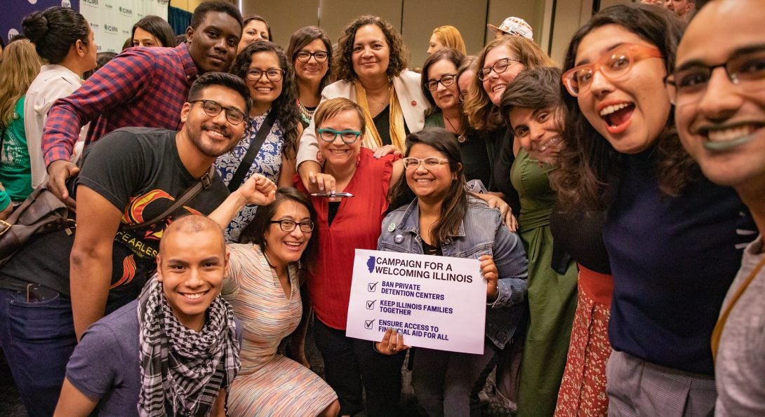 Group photo of people who attended the signing of the RISE Act