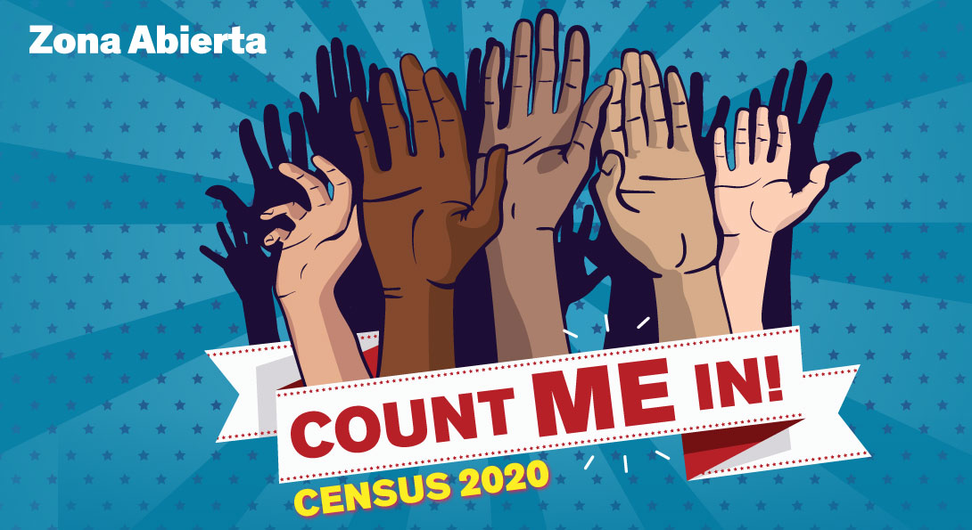 Graphic featuring raising hands wanting to vote
