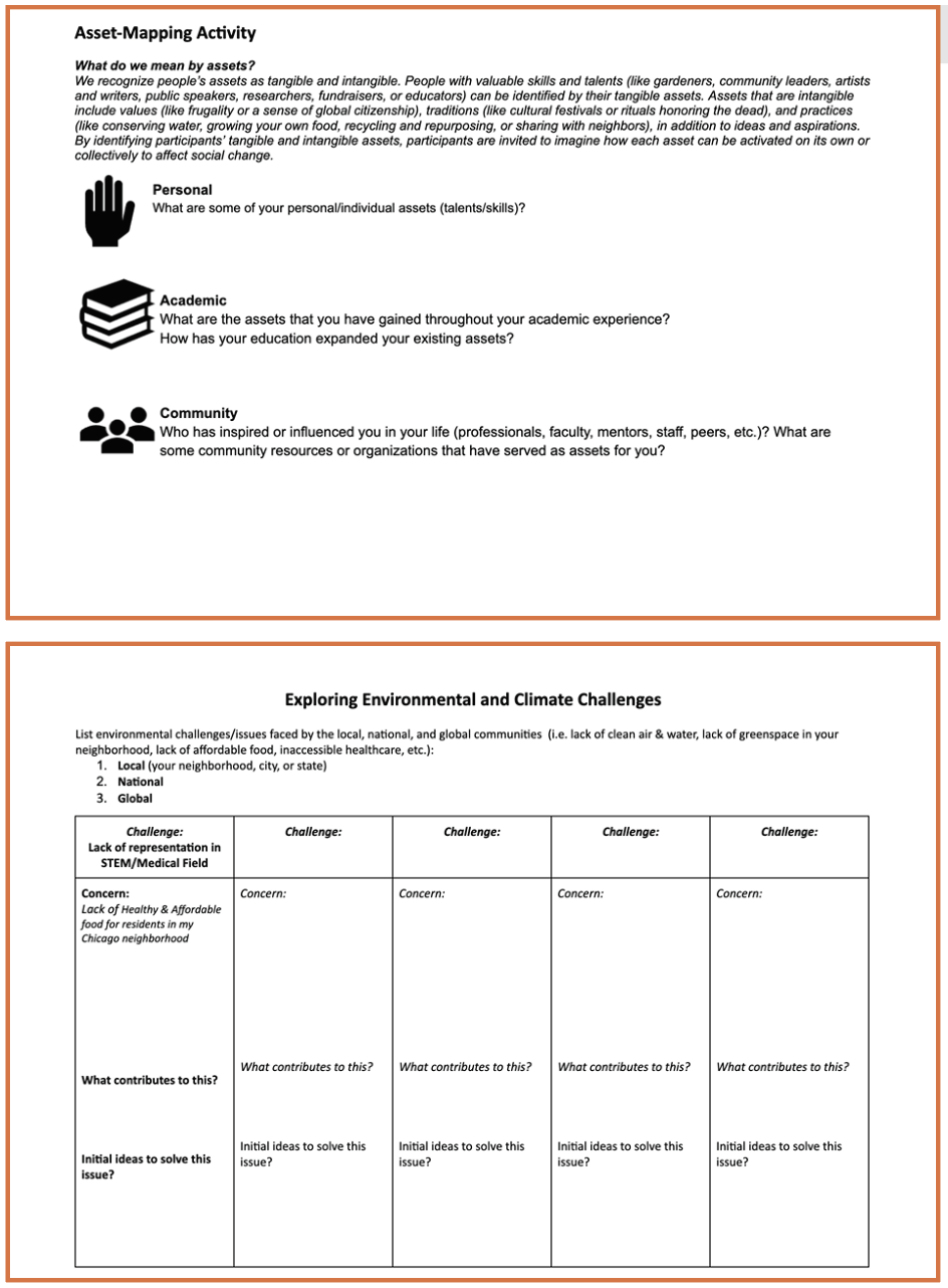 Exploring challenges and designing your ECJSolutions worksheet.