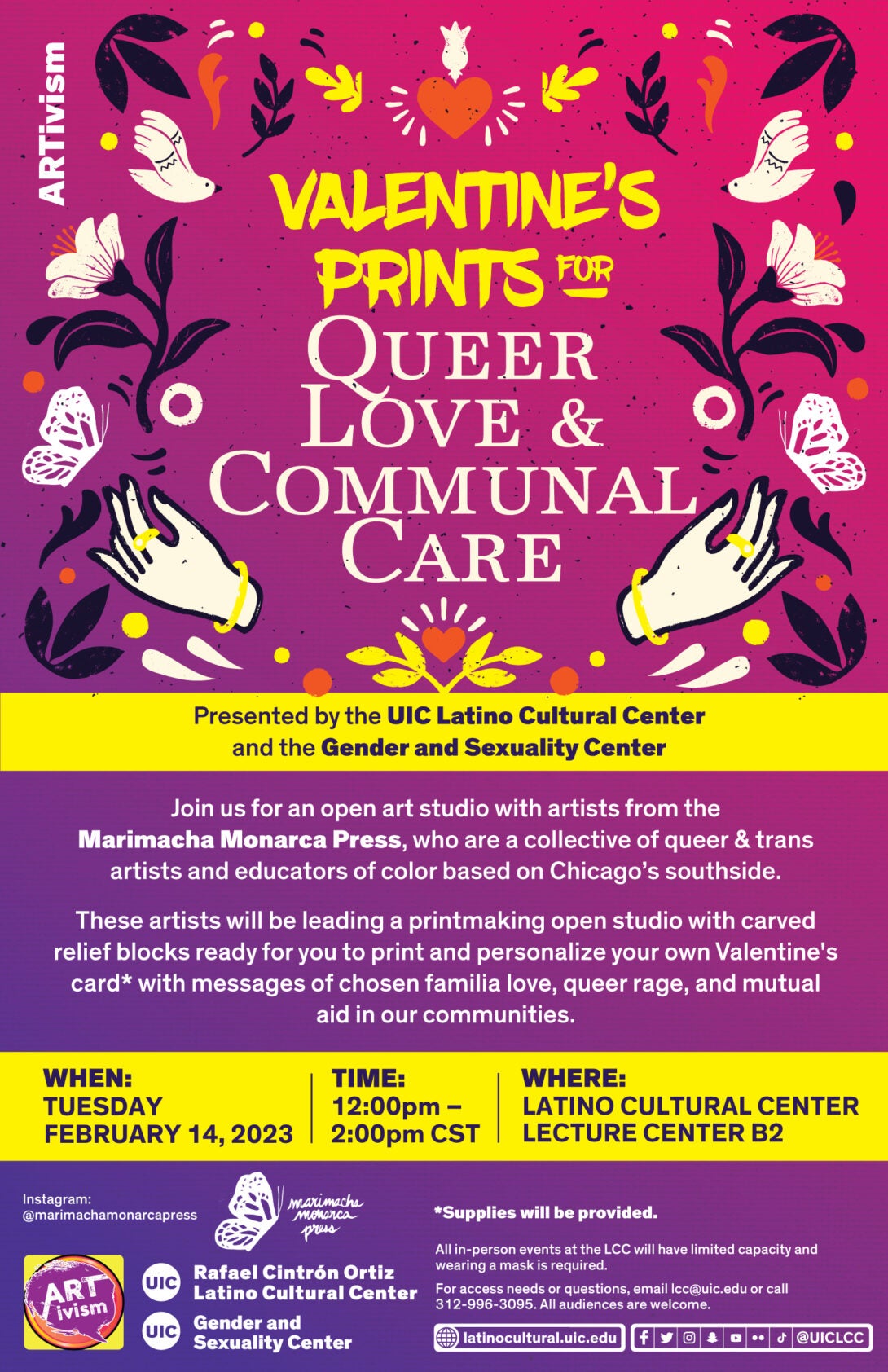 Valentines Prints For Queer Love And Communal Care Rafael Cintrón Ortiz Latino Cultural Center 4924