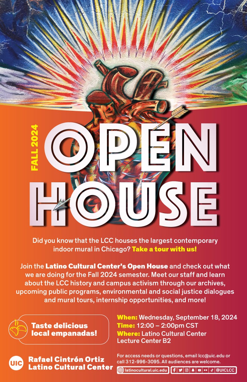 Lcc Open House Fall 2024 Rafael Cintrón Ortiz Latino Cultural Center University Of 4877